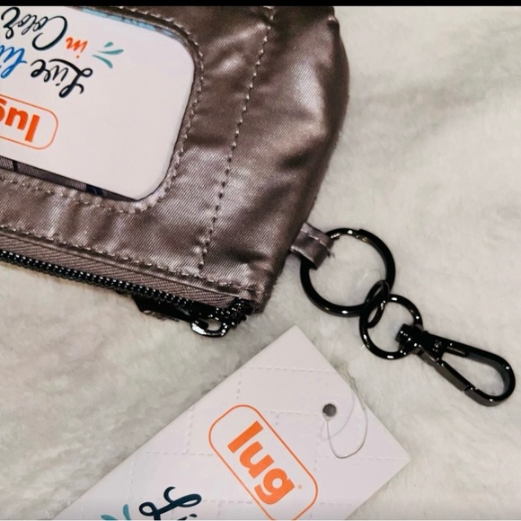 LUG Metro XL Quilted ID Pouch Key Ring NWT! - Picture 6 of 6